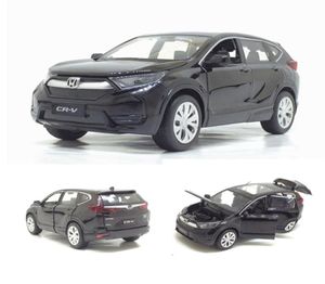1 32 Honda CRV Diecasts Vehicles Auto Model con giocattoli per auto a tiro alla luce del suono per la raccolta regalo di compleanno J19052524122807