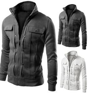 Fode Men Jacken Mantel Herumn Winter Reißverschluss Freilandmantel Bomber Jacke Ständer Kragen Mann Outwear xxl 5xl3274910