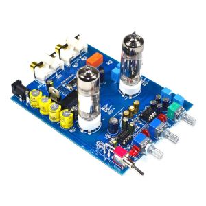 Усилители NE5532 DC12V2A 4.2 Bluetooth Hifi Preamp 6J5 Домашняя аудио -трубка усилитель лихорадка