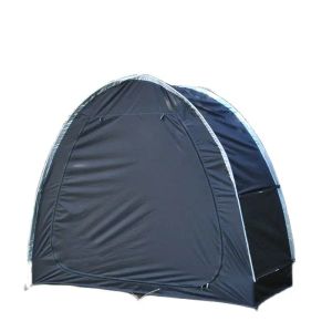 Tenda per terapia di stoccaggio per biciclette da esterno 210D in argento in argento Oxford in tessuto portatile in ordinato Coperchio di rifugio a singola bici.