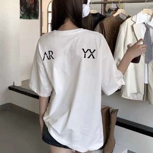 Summer plus size T-shirt designer T-shirts men women round neck short-sleeved tops letter graphic Tee loose oversized t-shirt casual undershirt