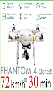 Phantom 4 Pro HD Camera RC Drone Aircraft WiFi UAV Justerbar kamerahöjd Håll en nyckelavkastning från quadcopter drönare49734121141128