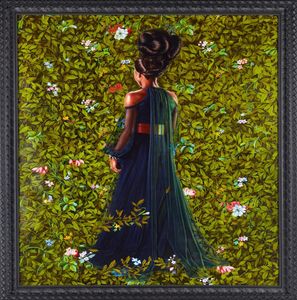 Princess Victoire of Saxecoburggotha ​​Kehinde Wiley Målning Art Poster Wall Decor Bilder Konsttryck Posterunframe 16 24 36 47 I5442075