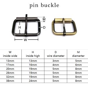 Thickened Leather Hand Bag Backpack Strap Belt Web O D Ring Rectangle Tri-glide Adjust Roller Pin Buckle Slider Triangle Clasp