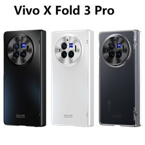Vivo x Fold 3 Pro Caseハードフルカバレッジガラスフィルムスクリーンヒンジ保護カバーのスリムプラスチック