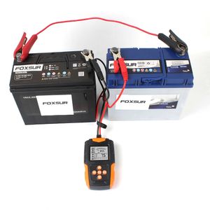 12V/24V bilbatteritester laddar diagnostiskt verktyg SOH SOC CCA IR Mätning av LCD Digital batteryanalysator för bilbilmotorcykel