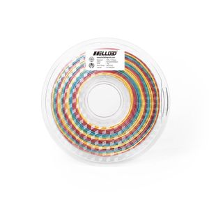 Flexible TPU -Filamente Regenbogen 3D -Druckmaterial Kunststoff für 3D -Drucker 1,75 mm 1 kg 250 g Multicolor