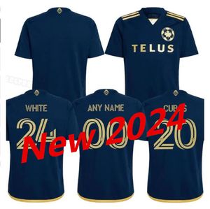 2024 2025 Maglie da calcio Vancouver Whitecaps Home Away Kids Kit Full Kits Ful Player Versione 24 25 Shirt calcistico Thailandia Qualità 999