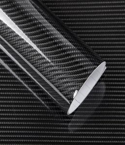 5D Carbon Fiber Vinyl Wrap Film Car Sticker Glossy Motorcycle truck heet Wrap Roll Waterproof Auto Decoration Accessories Black 504013413