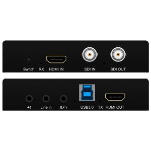 Video Capture Card UVC USB3.0 HDMI SDI To USB 3.0 Live Streaming Plate SDI HDMI Loop 1080p 60fps capture card for Mac Window