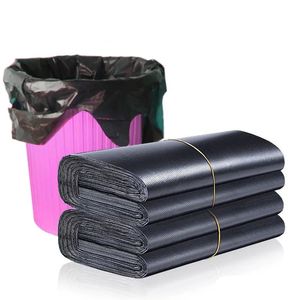 High Quality Black Handle Garbage Bags Household Disposable Trash Pouch Portable Thicken Plastic Bag Kitchen Waste Storage Bags