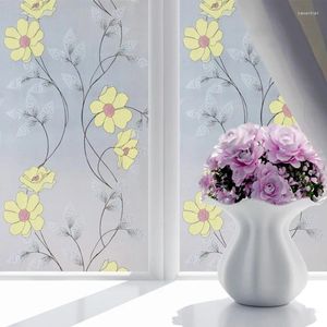 Window Stickers 45x100cm PVC Frosted Film Waterproof Glass Sticker Home Bedroom Toilet Bathroom Office Privacy Scrubs Frost Decor