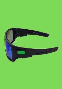 Toptan ücretsiz nakliye tasarımcısı OO9239 Krank mili polarize güneş gözlükleri moda açık gözlük cilalı siyah/ yeşim lens ok52652591