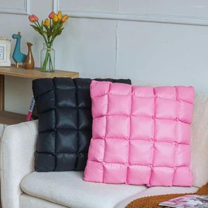 Kudde fluffig stödplädkastning Super Soft Down Filled Soffa Pillows Stylish Home Decor