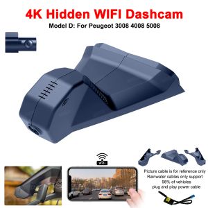 4K HD WiFi CAR DVR Video Recorder Dash Cam для Peugeot 3008 4008 5008 DS4 DS5 DS5LS DS6 DS7 DS9 Citroen C2 C3 C4 C5 C6 Dashcam