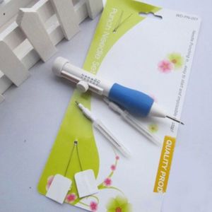 Embroidery Carpet Knit Punch Needle Kit Needlework Stitching Set Magical Needle Embroidery Knitting Needles Pen Sewing DIY Tools