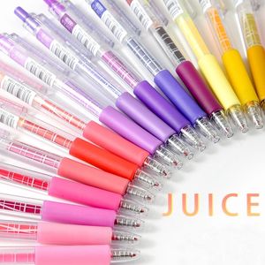 Knysna 6pcs juice pennor set 0,5 mm morandi höjdpunkter färg infällbar gelpenna för att skriva ritning av journaldagbok skolmaterial
