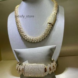 كوباناس فاخرة مخصصة 12 مم إلى 20 مم من النحاس النحاس المطلي بالذهب AAAAA CZ Diamond Iced Out Cuban Link Chain Nep Hip Hop Necklace for Men