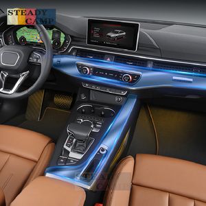 For Audi A4 A5 B9 FY 2016-2020 Car Interior Center console Transparent TPU Protective film Anti-scratch Repair film Accessories