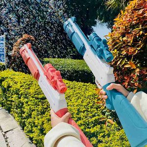 Kum Oyun Su Eğlenceli Kabarcıklar Çocuklar İçin Gatling Bubble Gun oyuncak otomatik büyük kabarcık üreticisi Blower Makinesi Çocuklar İçin Yaz Sabunu Kabarcık Silah Banyosu L47