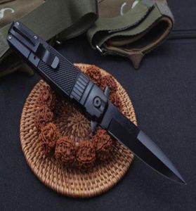 2019 knife Knives Side Open Spring Assisted Knife 5CR13MOV 58HRC Steealuminum Handle EDC Folding Pocket Knife Survival Gear2514049