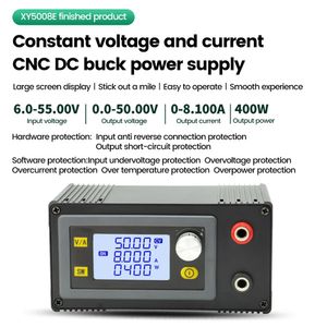 Ny 250W/400W DC-DC Buck Converter CNC DC Buck Power Supply Module 0 ~ 5A/8.1A 0-50V Justerbar reglerad laboratoriekraftförsörjning