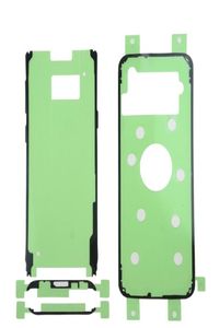 1 Set bakre bakre glasskyddsdörr LCD -frontglashäftande klistermärke för Samsung Galaxy S6 S7 Edge S8 S9 Plus Obs 8 banduppsättningar8926082