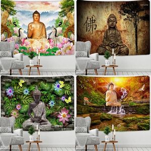 Gobeliny konfigurowalne mandala hipis boho religijna mata jogi arkusz home home dekoracje Buddha Medytacja gobelinowa