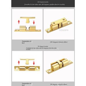 1PC/działka solidne drzwi mosiężne ssanie szafki magnetyczne drzwi domu bliżej szuflady na toalety