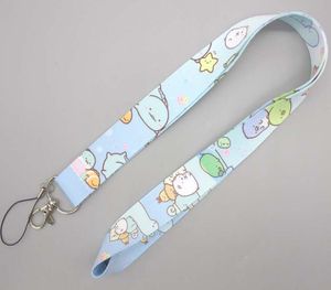 Cartoon Sumikkogurashi логотип логотип мобильный телефон ремней шеи идентификатор Lanyard Lanyard держатель клавиш