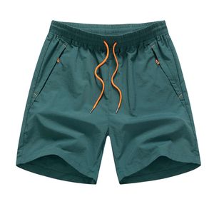 Calças de praia de grande porte de verão masculinas, shorts esportivos, shorts de secagem rápida de tamanho europeu, impressão em equipe