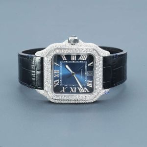 Luxury Looking Fullt Watch Iced For Men Woman Woman Top CraftSmanship Unikt och dyra Mosang Diamond Watchs For Hip Hop Industrial Luxurious 42751