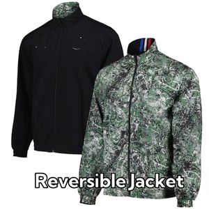 S-3XL 24-25 MU Special Soccer Reversible Jacket STONE ROSES Co Branded Styles Jerseys Mens Jersey Man Football 2024 Windbreaker Long Sleeved Outwear