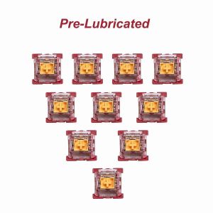 Keyboards GAMAKAY 35Pcs GamaKay Phenix Mechanical Switch 3Pin Prelubricate Silent Linear Mechanical Switch for DIY Keyboard