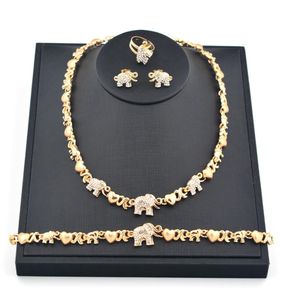 2 Sets Dubai jewelry set for women Necklaces Earrings 14K Gold Jewelry Sets women Wedding Jewelry earrings for women set3841299