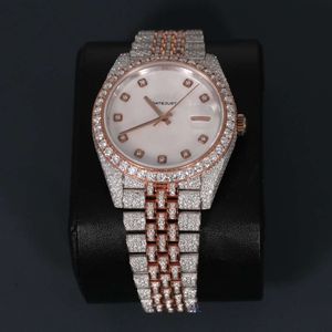 Luxury Looking Fully Watch Iced Out For Men woman Top craftsmanship Unique And Expensive Mosang diamond Watchs For Hip Hop Industrial luxurious 56435