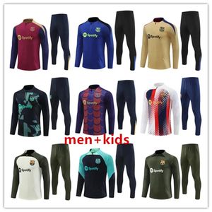 23/24/25 Anfu Fati Tracksuit Barca Set Adult Boys Barcelona Training Suit 2023 2024 2025 Men and Kids Tracksuits Gavi Pedri Lewandowski Camisetas de Football 666