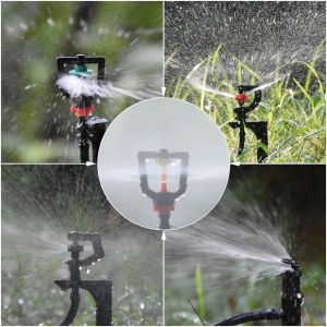 Bicos de água de aspersão rotativa de jardim Bicos de água de 360 graus de água para irrigação por plantas de jardim