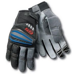 Motorcycle Motorrad Rally Black Red Leather Gloves GS Cycling Gloves6229317