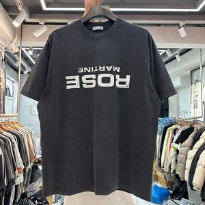 Letters Printing T-Shirt Men Women Casual Oversized Tee Tops T Shirt