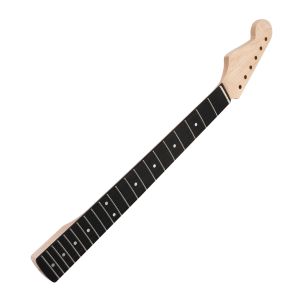 Cabos guitarra elétrica pescoço rosa rosa brandboard 6 corda guitarra pescoço 9.5 polegadas de bordo pesado bordo wood guitares pescoço para o estilo st estilo