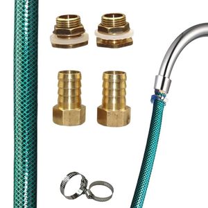 Bucket Water Connector Adapter Hose Connector Bulkhead Fitting Quick Connect Hose Fittings Adapter Universal For Faucets Lawn