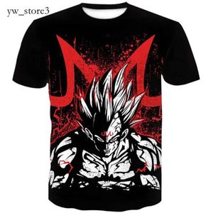 T-shirt maschile Anime Anime Goku 3D Stampato Maglietta da uomo Donne Summer Casual Cartoon Short Streetwear Streetwear Oversiz 2160