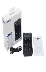 XTAR VC2S Chager NiMH Battery Charger with LCD Display for 10440 18650 18350 25500 26650 Liion Batteries Chargersa244526438