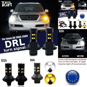 Biltillbehör för Lexus GX 470 460 (J120) 2004-2009 LED DAYTIME Running Light Turn DRL 2in1