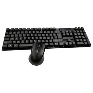 Combos 2.4Ghz Wireless Keyboard and Mouse Protable Office Membrane Keyboard Mouse Combo Set For Notebook Laptop Desktop PC Computer