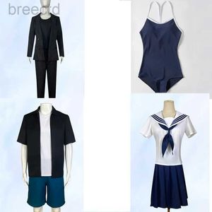 Anime Costumes Anime Summer Time Ajiro Shinpei Kofune Mio Cosplay Rendering Minakata Hizuru Costume Suit Custom-made 240411