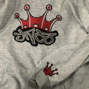 JNCO BUDA BUDA Y2K MĘŻCZYZNA LITA HIP HOP LITA Crown Haftowa Bluza Bluza Bluza z kapturem Punk Rock Gothic Hoodie Ubrania 240408