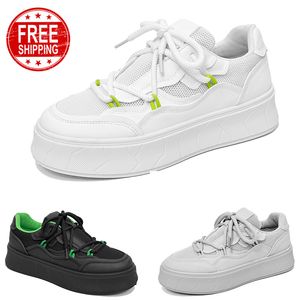 Free Shipping Men Women Casual Shoes Low Flat Breathable Black White Grey Mens Trainers Sport Sneakers GAI