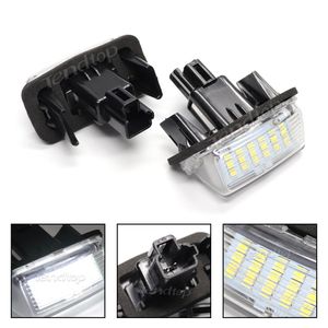 2pcs Canbus LED ampuller plaka numarası lambası Toyota Yaris/Vitz Camry Corolla Prius C Ractis Verso S için Facelift